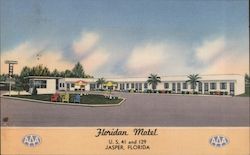 Floridan Motel - U.S. 41 and 129 Postcard