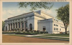 Scottish Rite Cathedral New Castle, PA Postcard Postcard Postcard