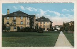 Robertson and Kiehle Buildings, Northwest School of Agriculture Postcard