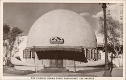 The original Brown Derby Restaurant Los Angeles, CA Postcard Postcard Postcard