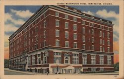 George Washington Hotel Winchester, VA Postcard Postcard Postcard