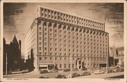Hotel Webster Hall Pittsburgh, PA Postcard Postcard 