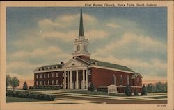 First Baptist Church Postcard