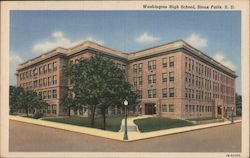 Washington High School Sioux Falls, SD Postcard Postcard Postcard