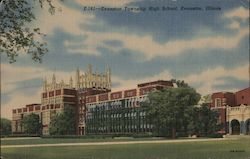 Evanston Township High School Postcard