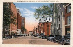 Michigan Avenue East from Blackstone Street Postcard