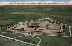 World's largest prison, enclosed area of 57 1/2 acres Postcard