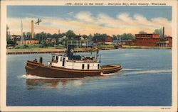 Scene on the Canal Postcard