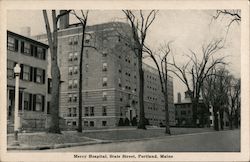 Mercy Hospital, State Street Postcard