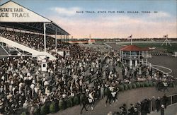 Race Track, State Fair Park Postcard