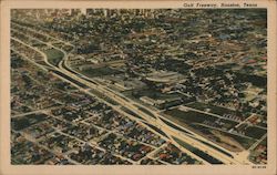 Gulf Freeway Houston, TX Postcard Postcard Postcard