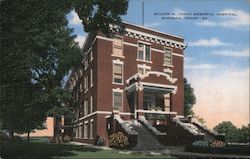 Wilson N. Jones Memorial Hospital Postcard