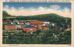 Panoramic View of Portion of Appalachian State Teachers' College, Alt. 3,333 Ft. Postcard