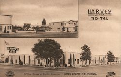 Harvey Line Motel Postcard