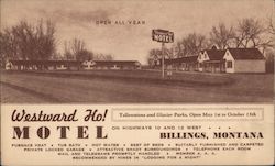 Westward Ho! Motel Postcard