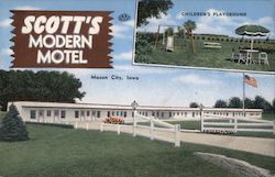 Scott's Modern Motel Postcard