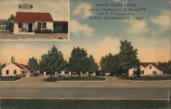 White House Motel North Sacramento, CA Postcard Postcard Postcard