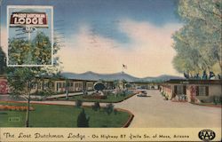 The Lost Dutchman Lodge - On Highway 87 1/2 mile So. of Mesa, Arizona Postcard