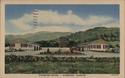 Parkrose Motel On U.S. 99 Postcard