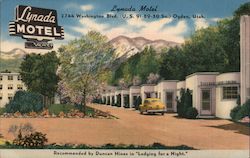 Lynada Motel Ogden, UT Postcard Postcard Postcard