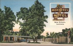 The Monterey Motel New Orleans, LA Postcard Postcard Postcard