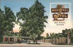 The Monterey Motel Postcard