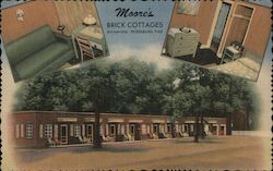 Moore's Brick Cottages Chester, VA Postcard Postcard 
