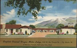 Snyder's Covered Wagon Motor Lodge Postcard