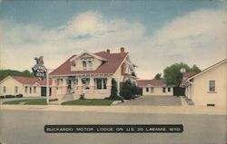 Buckaroo Motor Lodge Laramie, WY Postcard Postcard Postcard