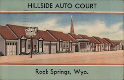 Hillside Auto Court Postcard