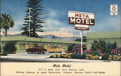 Meta Motel Ventura, CA Postcard Postcard 