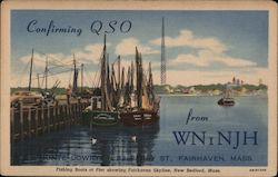 Confirming QSO from WNiNJH New Bedford, MA Postcard Postcard Postcard