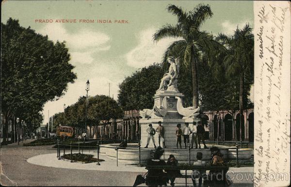 Prado Avenue from India Park Havana Cuba