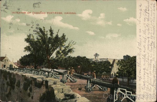 Interior of Cabanas Fortress Havana Cuba