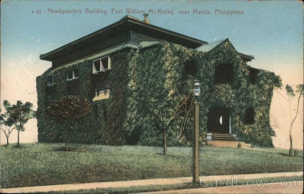 Headquarters Building, Fort William McKinley, near Manila Philippines