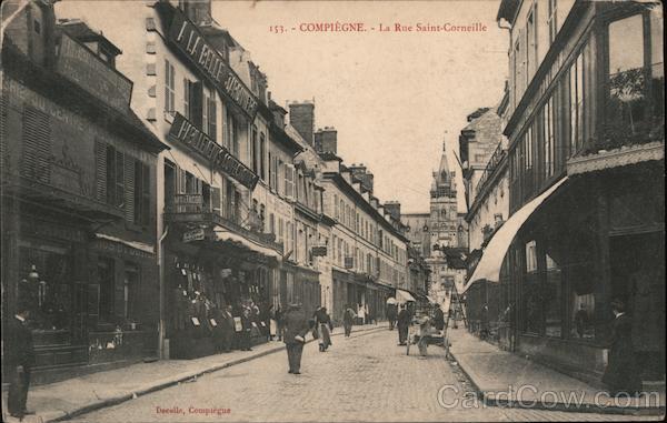 La Rue Saint-Corneille Compiègne France