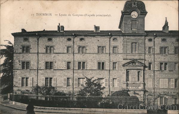 Lycee de Garcons (Facade Principale) Tournon France