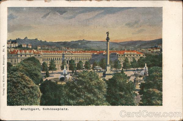Schlossplatz Stuttgart Germany