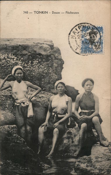 Tonkin - Doson - Pècheuses Haiphong Vietnam Southeast Asia