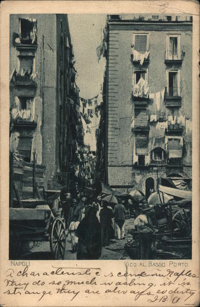 Vico Al Basso Porto Napoli Italy