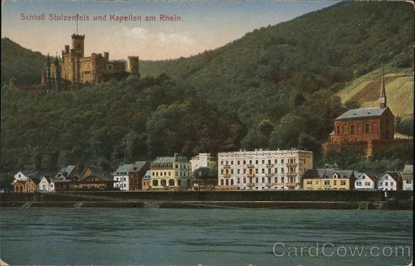 Schloss Stolzenfels und Kapellen am Rhein Koblenz Germany