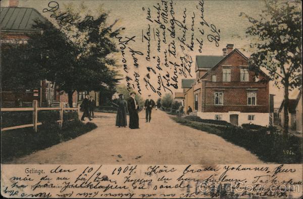 Townspeople in Getinge (Halmstad) Sweden