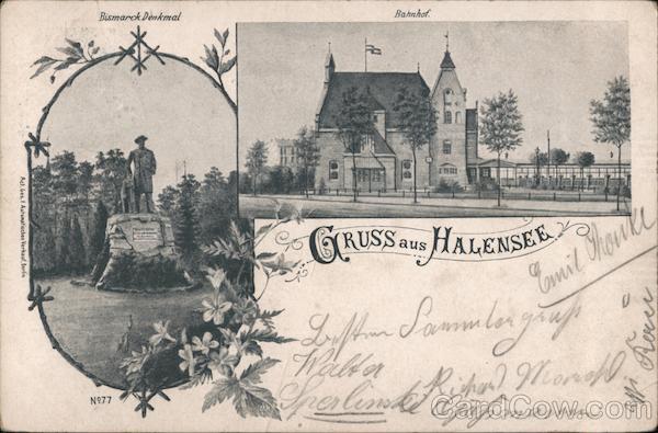 Gruss aus Halensee Germany