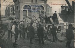 Antwerp - weighing at the basins Postcard