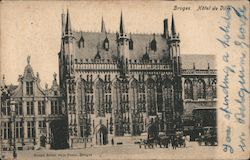 Hôtel de Ville - Grand Bazar de la Poste Postcard