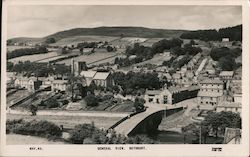 General View of Town Rothbury, England Postcard Postcard Postcard