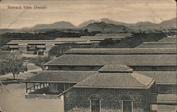 View of Barracks Postcard