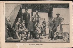 Chinese Refugees Postcard