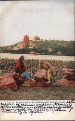 Across the Lake from Island, Peking, China Postcard Postcard Postcard