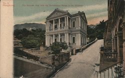 The Masonic Hall with the Government House in the Distance Hong Kong China Postcard Postcard Postcard